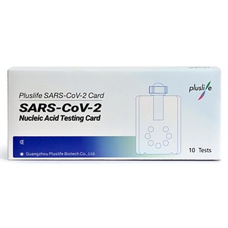 MedRhein RNK10. P01 Pluslife SARS-CoV-2 Nukleinsäure-Testkarte